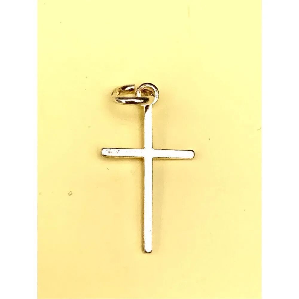 Cross Sterling Silver Jewelry Charm #faith